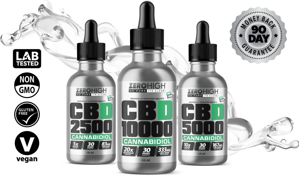 Zero High Pure CBD Oil Isolate